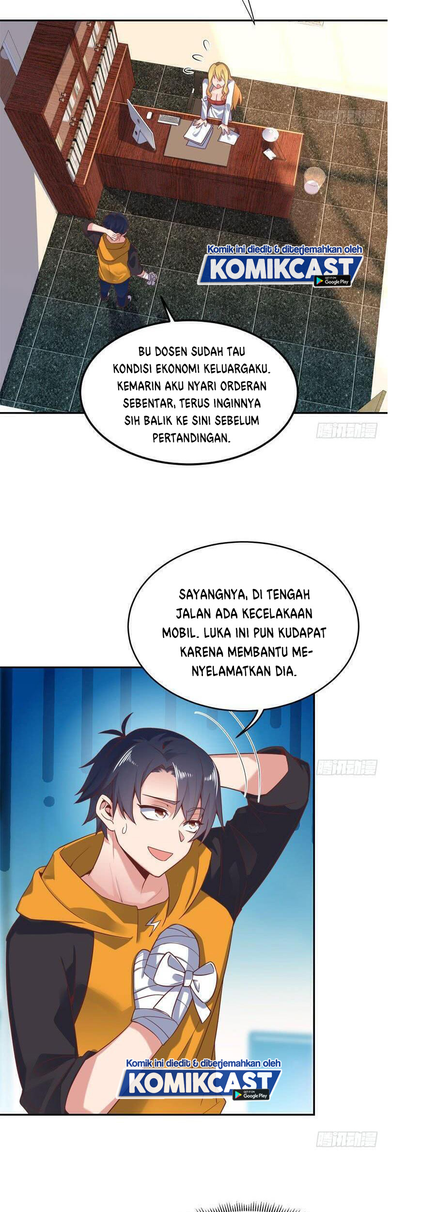 Carrying The Goddess Along Chapter 43 Gambar 18